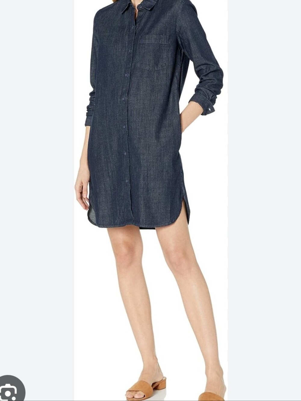 AG NWT cotton denim shirt dress Sz S